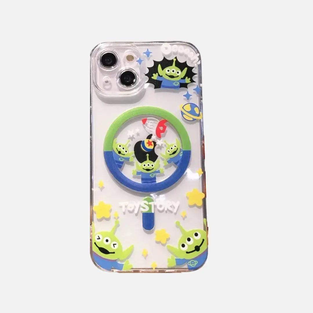 Capa de Iphone Toy Story Aliens Glamour Verde