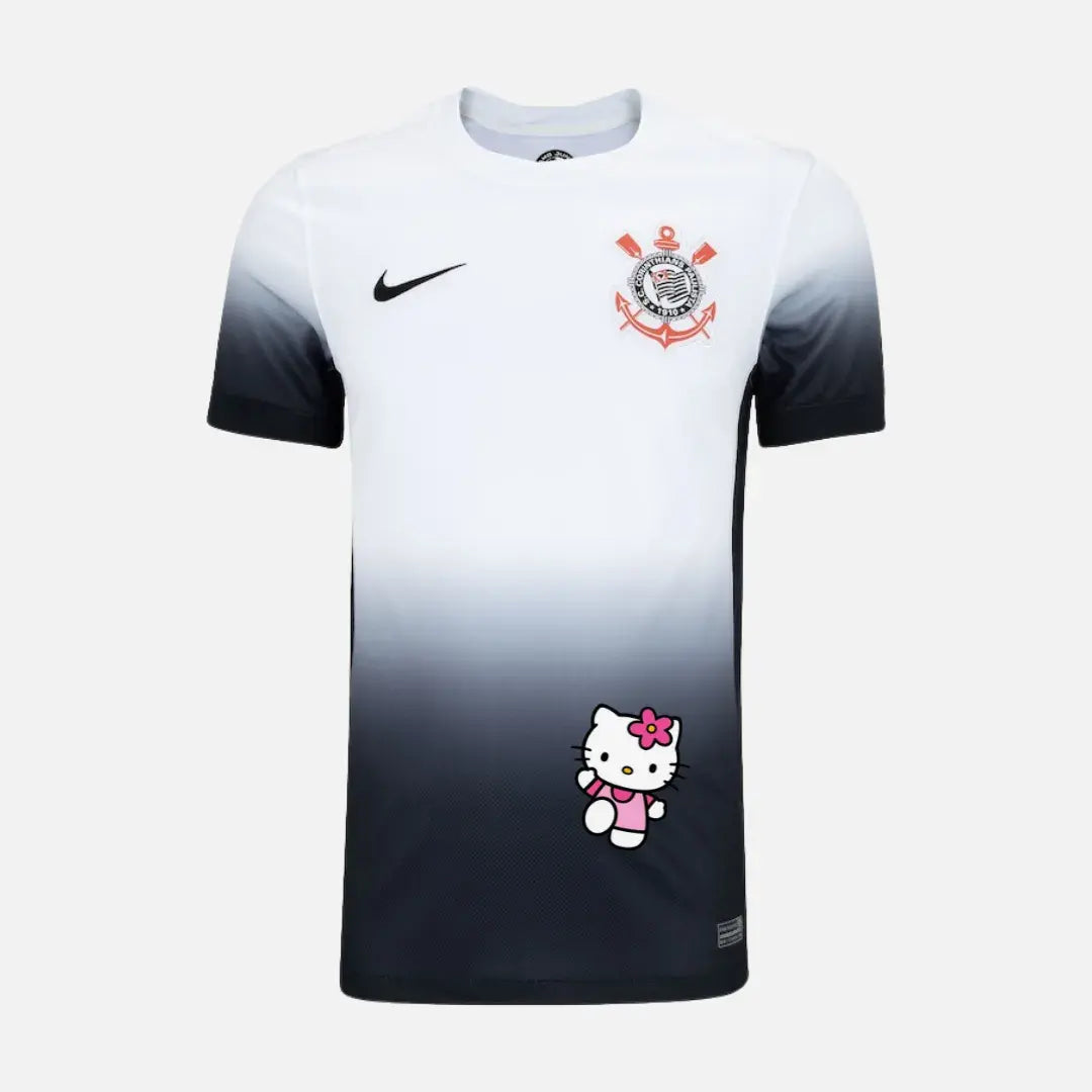 Camisa Corinthians 2024/25 Torcedora Pro | Edição Limitada Hello Kitty - Glamour Verde