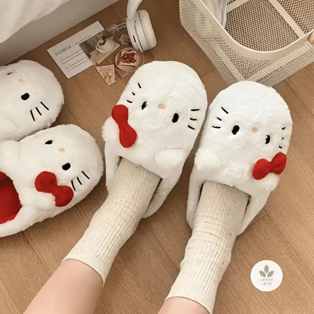 Pantufa Hello Kitty | Glamour Verde