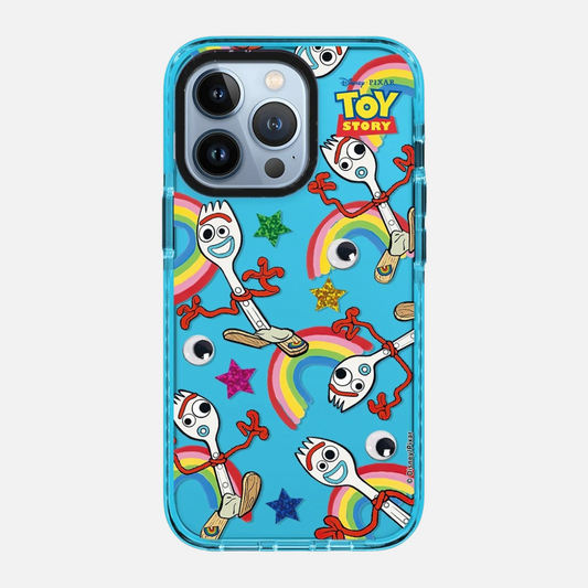 Capa de Iphone Toy Story Forky Glamour Verde