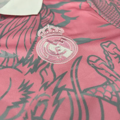 Camisa Real Madrid Hello Kitty | Edição Dragão Chinês rosa