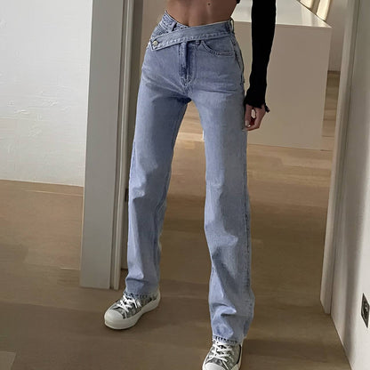 Calça Jeans Reta