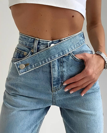 Calça Jeans Reta